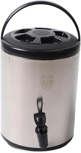 Dispensador de bebidas aislado, dispensador de bebidas frías y calientes, dispensador de bebidas frías y calientes de acero inoxidable 304,
