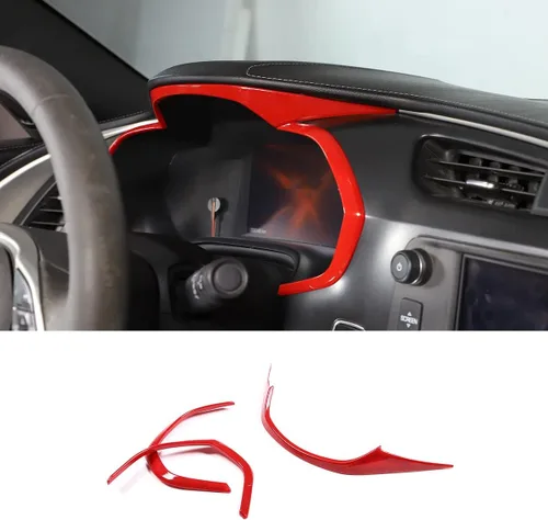 Miniatura 10 de Tiras de ajuste para panel de instrumentos de tablero de instrumentos, ABS, 3 unidades, compatibles con Corvette C7 Stingray 2014-2019, accesorios