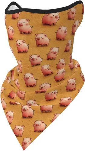Miniatura 18 de Polaina para el cuello, bandanas para hombres y mujeres, cubierta de bufanda para la cara con rayos UV, con agujero para las orejas, máscara facial