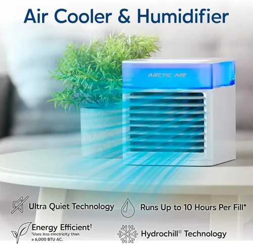 Miniatura 2 de Arctic Air Pure Chill - Enfriador de aire evaporativo de lujo, potente, silencioso, ligero y portátil con tecnología Hydro-Chill para dormitorio