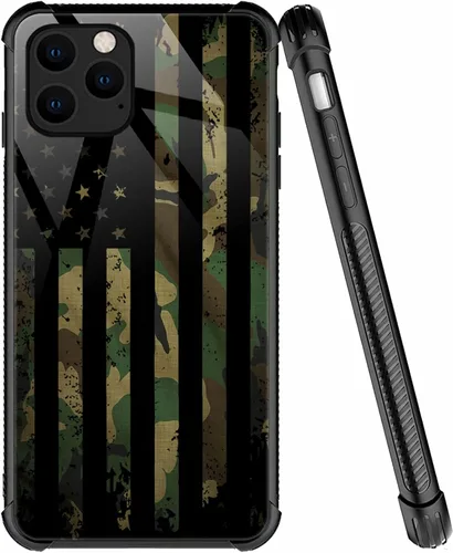 Miniatura 47 de ZHEGAILIAN Funda compatible con iPhone 7/8 Plus, funda de vidrio orgánico para niñas, mujeres y hombres, diseño de cuatro esquinas, antiarañazos, a