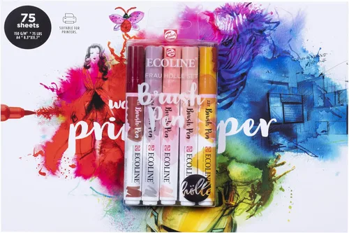 Miniatura 2 de Ecoline Papel Acuarela Impresora A4 8.3 x 11.7 in 5.29 oz/m² 75 Hojas - Ideal para Obras Digitales y Líquidas