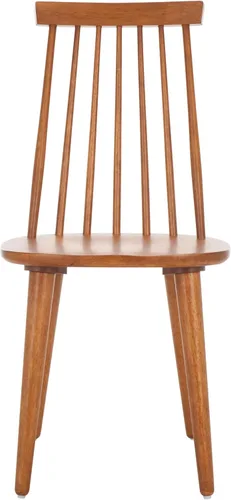 Miniatura 20 de Safavieh American Homes Collection Burris Country Farmhouse - Silla auxiliar con husillo negro Natural