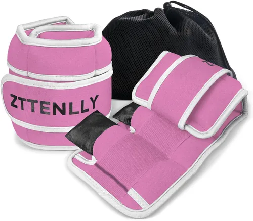 Miniatura 14 de Pesas de tobillo ajustables para mujeres, hombres y niños 1 par de 5, 10, 15, 18 y 20 libras, correas de peso para pierna, muñeca, tobillo, yoga