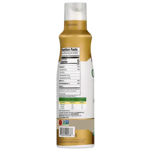 Miniatura 2 de Pompeian Aceite de oliva virgen extra orgánico certificado por USDA, espray antiadherente para cocinar, sin propulsores, 5 onzas líquidas