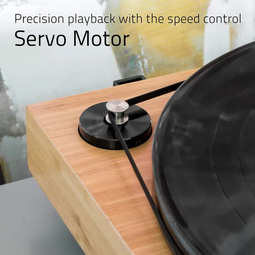 Miniatura 3 de Fluance RT82 - Tocadiscos de vinilo de alta fidelidad de referencia con cartucho Ortofon OM 10, motor de control de velocidad, peso de récord, lápiz