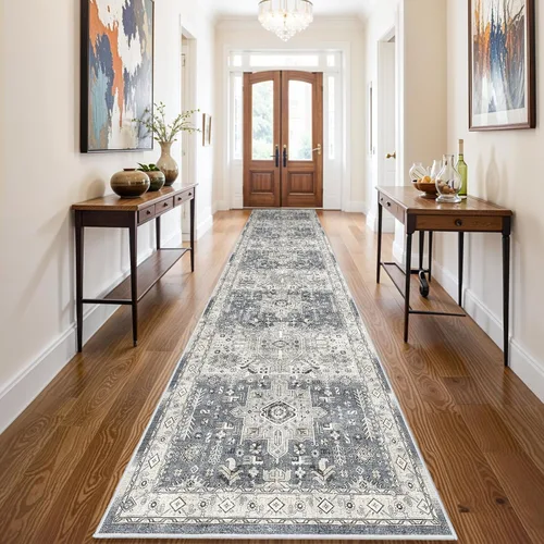 Miniatura 44 de YOUFORTONG Alfombras Corredoras de 2x10 para Pasillos, Alfombra de Cocina Suave, Alfombra Corredera Antideslizante con Respaldo de Goma para Baño