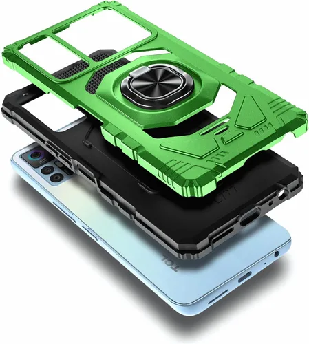 Miniatura 4 de NZND Funda para TCL 30 5G /TCL 30 /TCL 30 Plus con protector de pantalla de vidrio templado (cobertura máxima), protección de cuerpo completo