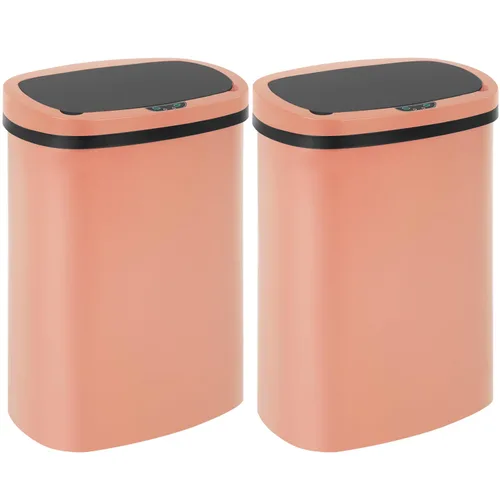 Miniatura 16 de Cubo de basura de cocina de 13 galones con tapa, cubo de basura automático sin contacto para cocina, cubo de basura de plástico PP con sensor