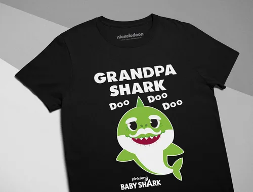 Miniatura 4 de Camiseta Grandpa Shark Doo Doo Doo Baby Shark Papa