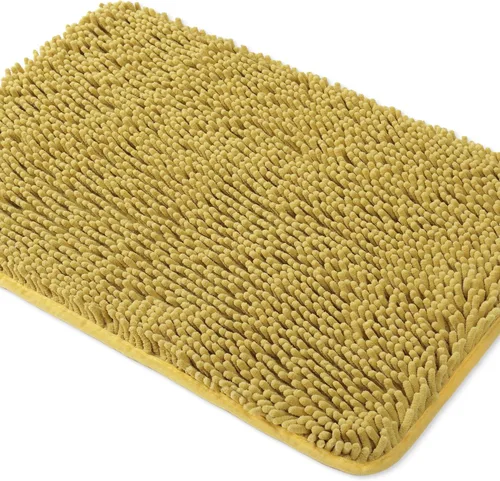 Miniatura 31 de Yeaban Alfombra de pasillo de baño de 24 x 72 pulgadas, antideslizante, alfombra de baño larga de felpilla gruesa, absorbente y lavable, alfombra