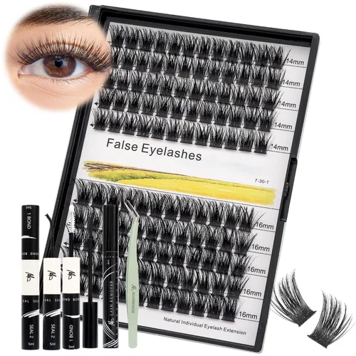 Miniatura 17 de Bodermincer 4 piezas Pinzas de Clúster de Pestañas para Injerto de Extensiones de Pestañas Postizas (4 piezas de Pinzas)