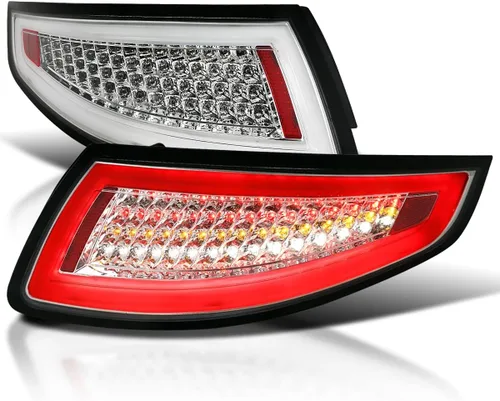 Spec-D Tuning Luces traseras LED cromadas compatibles con Porsche 911 997 Carrera/Carrera 4 / Carrera S/Carrera 4S / Targa 4 / Targa 4 / Targa 4S /