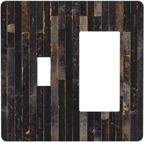 Miniatura 131 de Cubierta para interruptor de luz personalizable Personaliza la tuya propia, placa de pared doble basculante con imagen, logotipo, texto, 2 vías