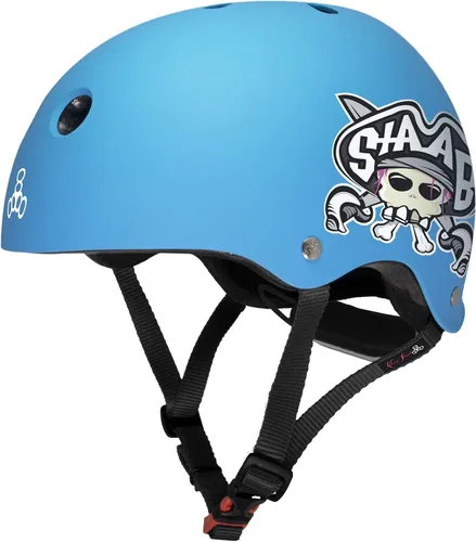 Miniatura 8 de Triple Eight Lil 8 Dual Certified Sweatsaver - Casco de patineta y bicicleta para niños Blanco (White Glossy)