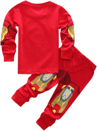 Miniatura 2 de Sidney Ironman Pjs Pants - Juego de pijama (2 piezas, talla 2-7 años), color rojo