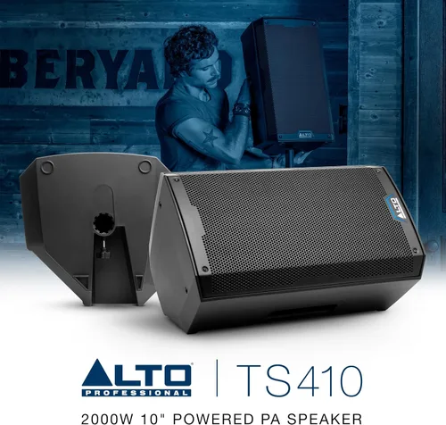 Miniatura 10 de ALTO TS410 2000 W 10" Altavoz PA amplificado con mezclador de 3 canales, transmisión Bluetooth, vinculación de altavoces inalámbricos, aplicación DSP