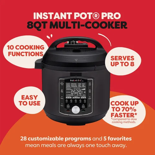 Miniatura 2 de Instant Pot Pro (8 QT) 10-in-1 Pressure Cooker