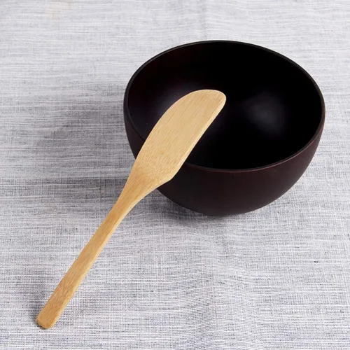 Miniatura 5 de Cuchillo de mantequilla de madera natural, espátula, herramienta de cocina de bambú, panadería, pastel, mermelada, mantequilla esparcidora