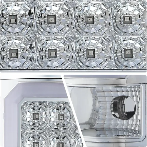Miniatura 4 de DNA MOTORING TL-CSIL07-LED-3D-CH-CL Conjunto de luces traseras LED 3D para lado del conductor y del pasajero