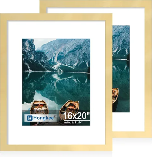 Miniatura 157 de Hongkee - Juego de 2 marcos de fotos, HK042515-MD5.5X8.5-BK(2PK)