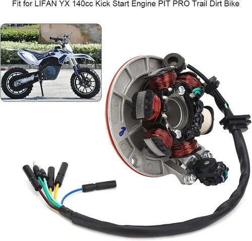 Miniatura 4 de Magneto - Placa de estator para motor YX Kick Start, pieza de repuesto del sistema de encendido, compatible con Pit Pro Trail Dirt Bike