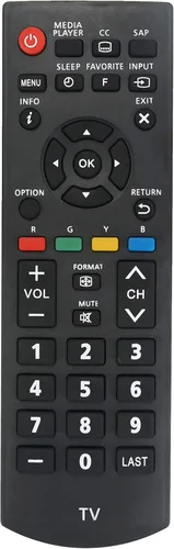 Miniatura 4 de Nuevo N2QAYB000820 Reemplazo remoto para Panasonic Viera TV TC-L39EM60 TC-L50EM60 TC-P42X60 TH-39LRU6 TH-39LRU60 TH-42LRU6 TH-32LRU60 TH-42LRU60