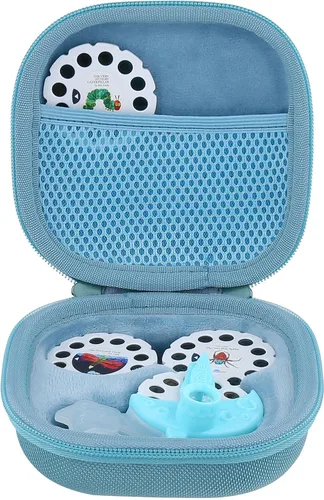 Miniatura 11 de Aenllosi Estuche de transporte rígido de repuesto para mini proyector Moonlite, paquete de regalo para hasta 20 carretes de cuentos, organizador