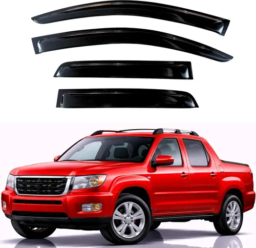 Miniatura 142 de KPY Visor de ventana compatible con Hyundai Tucson 2021-2025, 4 piezas de deflector de ventilación para ventana lateral, estilo Mugen, protector