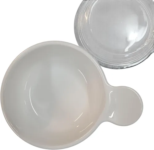 Miniatura 3 de Corning Ware French White Grab-It Heat N' Eat con tapa de cristal - P 150 B