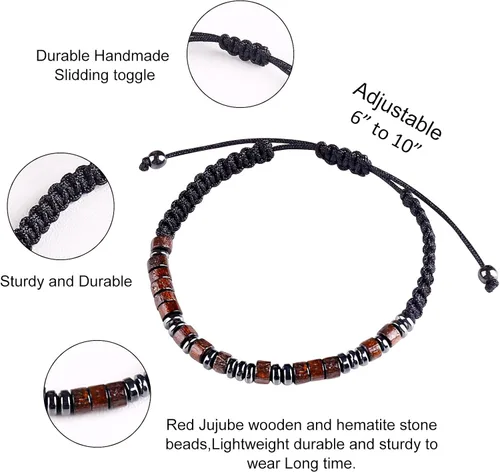 Miniatura 6 de SUMMER LOVE Morse Code Bracelets for Women Men, Mens Bracelet, Inspirational Bracelets Gifts for Couples Wife Husband Daughter Best Friend