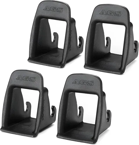 Miniatura 7 de 2 piezas de guía de enganche ISOFIX, conector de abrazadera de cinturón de asiento infantil para automóvil, guías localizadoras de abrazadera