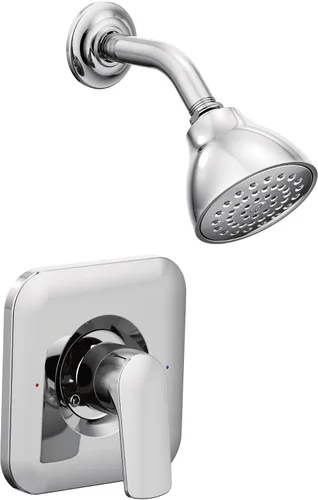 Miniatura 3 de Moen T2812EPBN Rizon Eco-Performance Posi-Temp - Moldura de ducha, requiere válvula, caudal de 1.75 GPM, níquel cepillado