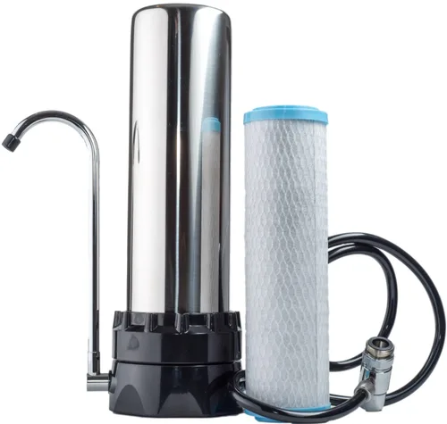 Filtro purificador de agua para mesada de acero inoxidable