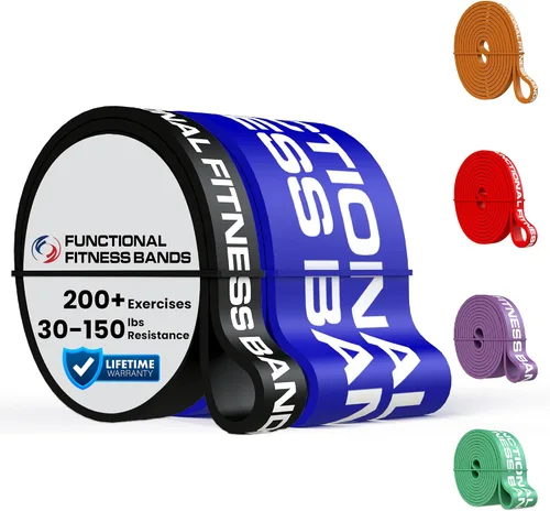 Banda de resistencia para hacer ejercicio, de 41 pulgadas, de Functional Fitness Para levantamientos asistidos, calistenia, crossfit, levantamiento