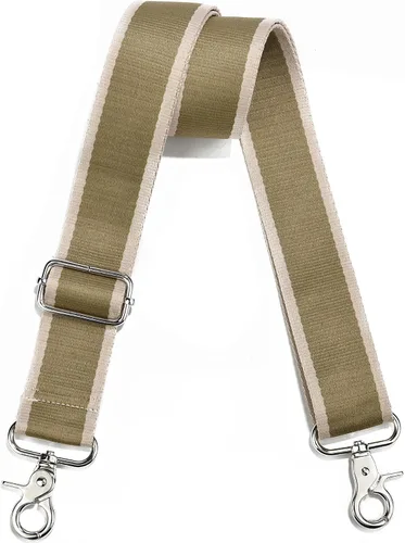 Miniatura 22 de Correa de Bolso Ancha Correa de Hombro Ajustable Correa de Repuesto Cruzada Correa de Bolso de Hardware Plateado