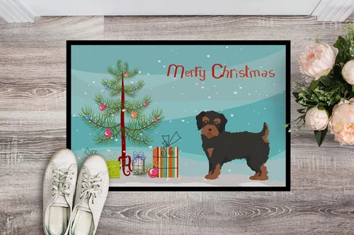 Miniatura 285 de Caroline's Treasures CK3799MAT Akita Shepherd - Tapete de árbol de Navidad de 18 x 27 pulgadas, tapete para puerta delantera, interior y exterior