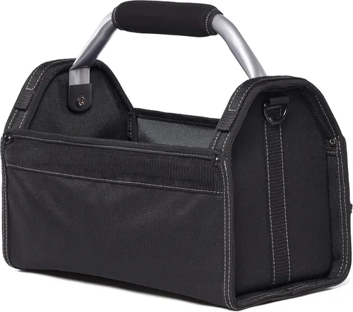 Miniatura 6 de ToughBuilt – Bolsa de herramientas de construcción de 15 pulgadas, bolsa de tela balística 1680D con parte superior abierta resistente con mango