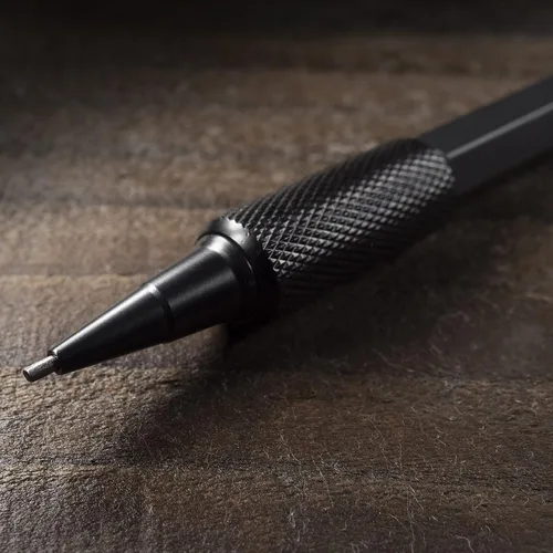 Miniatura 5 de Rite in the Rain - Lápiz mecánico resistente a la intemperie, barril negro, mina negra de 1.3 mm (N°. BK13) lápices de escritura