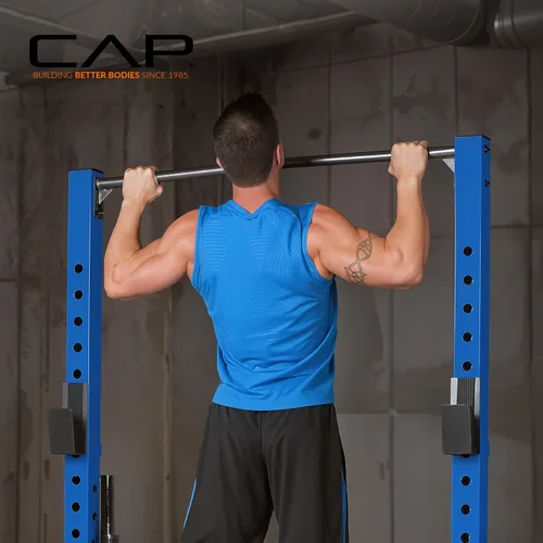 Miniatura 5 de CAP Barbell - Serie de colores FM-8000F Deluxe Power Rack Rojo
