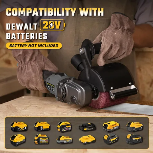 Miniatura 2 de VERVEWAVE Cordless Burnishing Polishing Machine for Dewalt 20V Max Battery (No Battery), Surface Conditioning Tool with 6 Variable Speeds and Guide