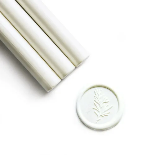 Miniatura 15 de UNIQOOO - Barras de cera verde de abeto navideño para sello de cera con pistola de pegamento - Ideal para invitaciones de boda, sobres de tarjetas