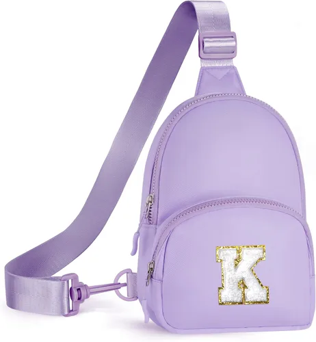 Miniatura 36 de YOOLIFE Bolso bandolera con inicial, bolsas pequeñas para niñas y mujeres, regalos para adolescentes, niñas, adolescentes, novia, dama de honor