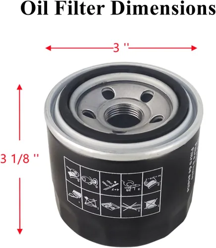 Miniatura 2 de Filtro de aceite B20 B1750 B2320 B7510 ZD326P BX2670 apto para Ku-bota HH150-32094 Hnoda 15400-679-023 JD AM101378 To-ro 104-5167 S-cagag. 3,968.5
