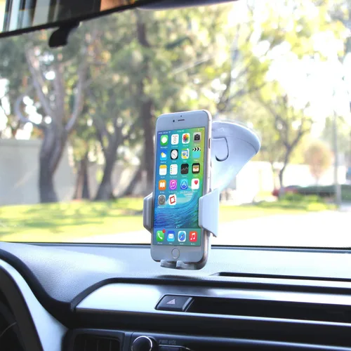 Miniatura 3 de Cellet Soporte de teléfono para parabrisas de automóvil, soporte para teléfono compatible con iPhone y teléfonos inteligentes Android