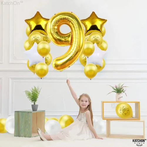 Miniatura 1118 de KatchOn, Globo grande azul número 2 de 40 pulgadas Decoraciones de cumpleaños de Baby Shark para niño de 2 años Globo azul número 2 Globo