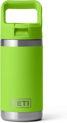 Miniatura 14 de YETI Rambler Jr. - Botella de 12 onzas para niños, con tapa con pajilla Rojo rescate