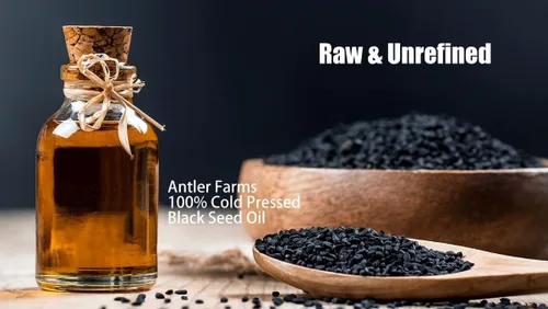 Antler Farms - Cápsulas de cápsulas blandas de aceite de semilla negra -100% puro, virgen, prensado en frío 60 cápsulas blandas, 500 mg - 2%