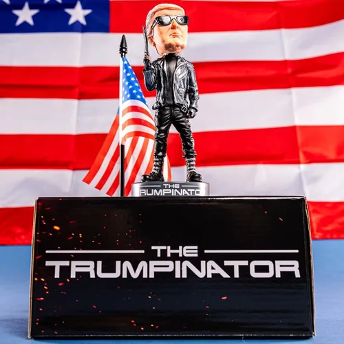 Miniatura 3 de Proud Patriots The Trumpinator Bobblehead El regalo #1 Patriótico y Presidente 2026 cumpleaños para conservadores o regalo de broma para liberales