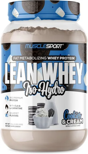 Miniatura 14 de Musclesport Lean Way Proteína vegetal - Mezcla de proteína de guisante y proteína de arroz integral, con CLA, MCT y L-carnitina añadidos, 20
